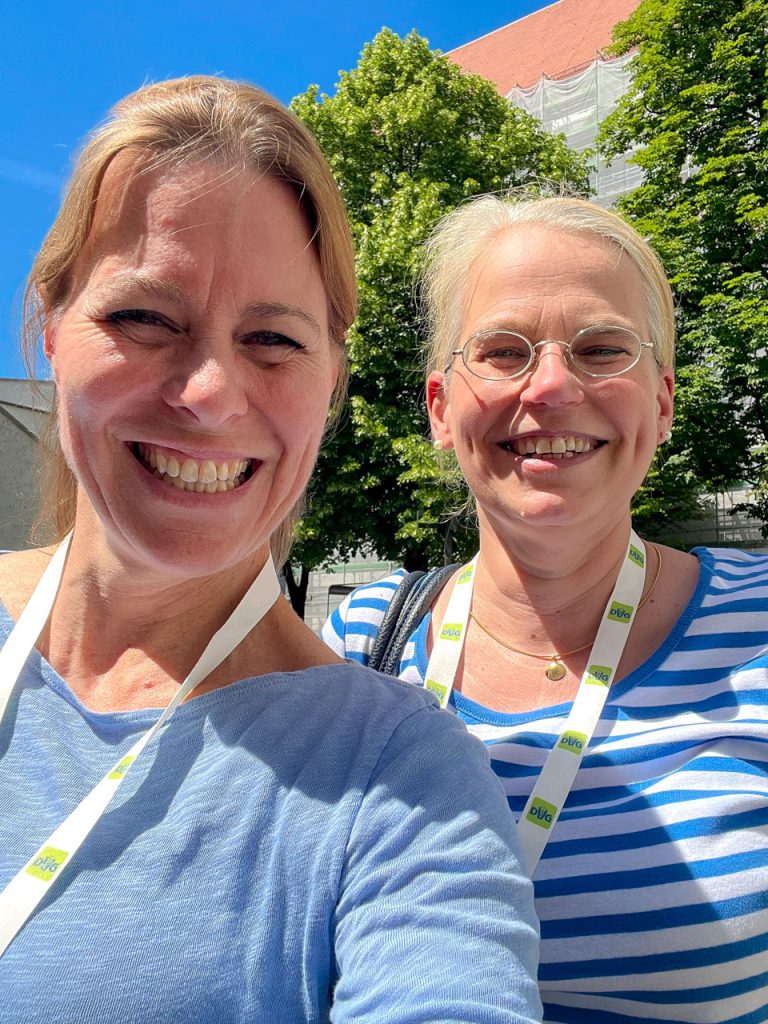 Foto Eva mit Iris Schwarze